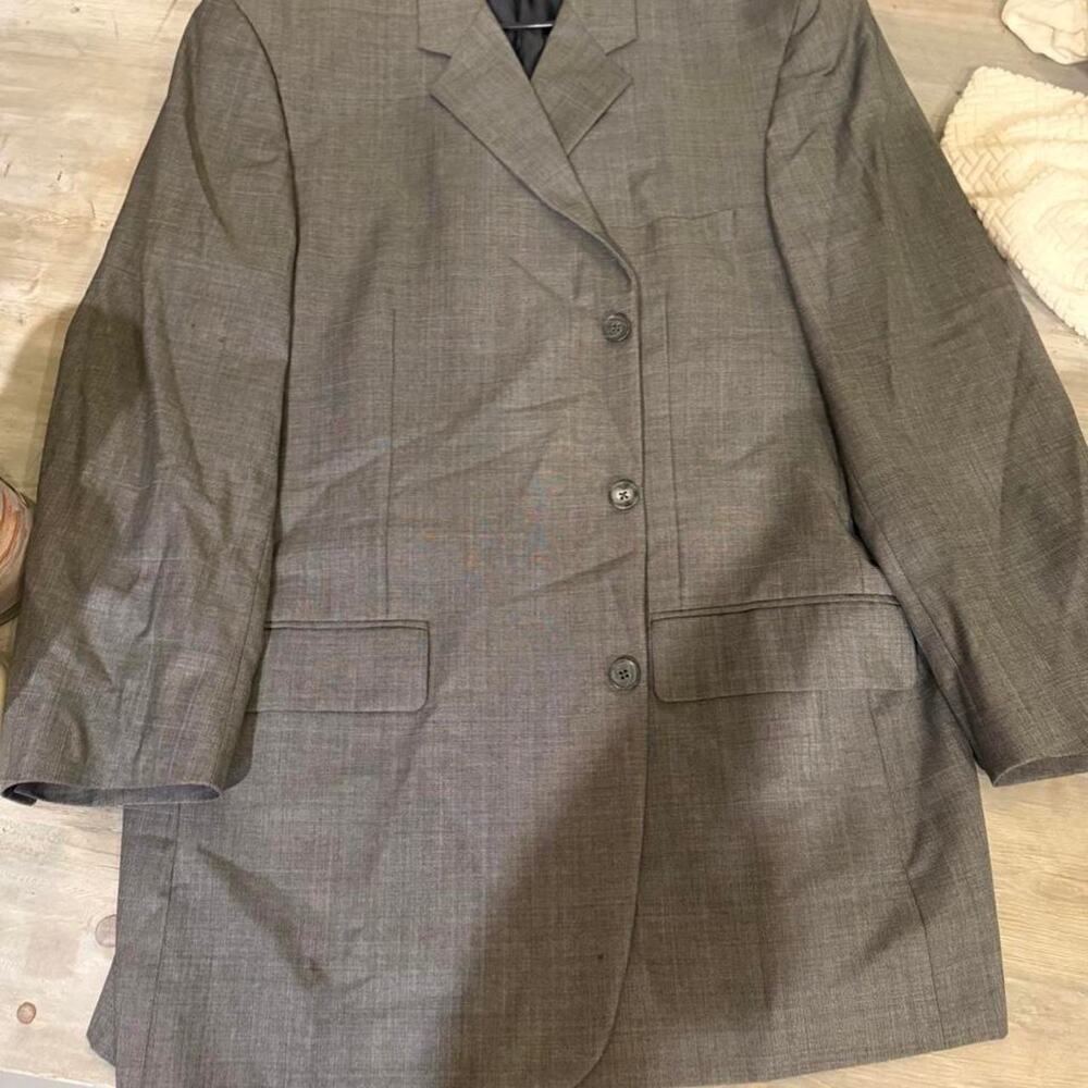 Gray vitale barberis canonico suit jacket 46L - Picture 1 of 3